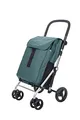 Produktbild: Carlett - Classic Family Lett470 | Klappwagen | Hochleistungs-Supermarktwagen | 4 Räder | für große Einkäufe | Großes Fassungsvermögen: 64 l | Haupttasche 32kg | 12L isothermische Tasche | Grün