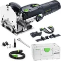 Produktbild: Festool Flachdübelfräse DOMINO DF 500 Q-Set, 420 W, 0 - 28mm Frästiefe, Koffer, Zusatzanschläge