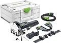 Produktbild: Festool Dübelfräse DF 500 Q-Set DOMINO (mit DOMINO Fräser, Zusatzanschlag, Leistenanschlag, Queranschlag, Gabelschlüssel), im Systainer