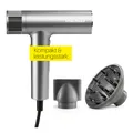 Produktbild: STYLE&SHINE Haartrockner mit Diffuser Föhn Haar Fön Hair Dryer 1500W Silber Slim