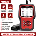 Produktbild: ANCEL VD700 KFZ OBD2 Diagnosegerät Alle System 10 Service TPMS EPB Airbag für VW