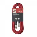 Produktbild: STAGG SMC10 CRD Mikrofonkabel, XLR/XLR (m/f), 10 m, rot