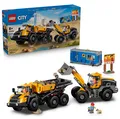 Produktbild: LEGO City Kipplaster und Schaufellader Spielzeuge - Baustellenfahrzeuge mit funktionierenden Funktionen und 3 Minifiguren - STEM Geburtstagsgeschenk für Jungen ab 8 Jahren - 60494