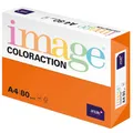 Produktbild: Image Coloraction Amsterdam - farbiges Kopierpapier - DIN A4, 210 x 297 mm, 80 g/m² - buntes, holzfreies Druckerpapier für Kopierer - 500 Blatt - Orange