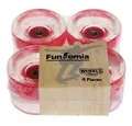 Produktbild: FunTomia Longboard FunTomia 4 Stück (LED) Longboard/Skateboard Rollen (Big Wheels)