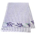 Produktbild: Samuel Lamont & Sons Poli-dri Jacquard-Geschirrtuch, Lavendel, Größe 50 x 70 cm, 100% Baumwoll-Frottee, Ultra-saugfähig und superweich, maschinenwaschbar, Lila, Einheitsgröße