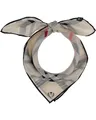 Produktbild: FRAAS Halstuch Damen aus 100% reiner Seide - Nickituch Damen mit Plaid-Muster - 51 x 51 cm Größe - Schickes Seidentuch Bandana Butter Cream
