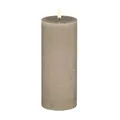 Produktbild: UYUNI Lighting LED Stumpenkerze SANDSTONE taupe Ø8x20cm