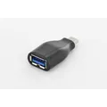 Produktbild: Digitus USB 3.0 Adapter Typ-C zu Typ-A St./Bu. schwarz AK-300506-000-S