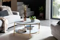 Produktbild: SalesFever Couchtisch Caorle Coffeetable im minimalistischen Stil, Eleganz trifft Stil: Tischplatten in Marmoroptik