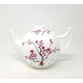 Produktbild: Teekanne CHERRY BLOSSOM weiß mit Kirschblüten 1,5 Liter Bone China TeaLogic