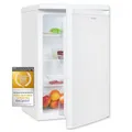 Produktbild: Exquisit Kühlschrank KS16-V-040E weiss | insgesamt 127 l Volumen | Weiß | Freistehend | Kühlen | Glasablagen und Gemüsefach | Türanschlag wechselbar