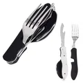Produktbild: Campingbesteck Reisebesteck Besteck Messer Gabel Löffel, Outdoorbesteck Zelten