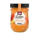 Produktbild: Schwartau Extra Pfirsich Konfitüre vegan und laktosefrei 340g