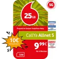 Produktbild: Vodafone Prepaid CallYa S | 25 GB | 10 EUR Guthaben | ohne SIM-Karte, RED 