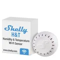 Produktbild: Shelly H&T Weiß, Wlan Intelligenter Thermometer Hygrometer, Luftfeuchtigkeits