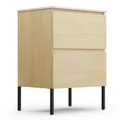 Produktbild: Blumfeldt Johnstone Waschtisch Badezimmerschrank Badschrank 60 cm mit Keramikwaschbecken 10045844