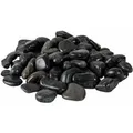 Produktbild: Intergarden Zierkies Dekosteine Schwarz Poliert 5 kg Kieselsteine Garten 2-3 cm Flusssteine Ziersteine Deko-Kies