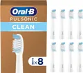 Produktbild: Oral-B Pulsonic Clean Aufsteckbürsten – 8 Stück für gründliche Zahnreinigung