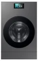 Produktbild: Samsung BESPOKE AI 18+11 kg Waschtrockner, /A (-20%) mit AI Wash & Dry, Frontlader, Freistehend, Edelstahl, Links, Schwarz, Schwarz