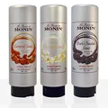 Produktbild: Monin Flavoured Saucen - Set - Karamell - Helle und Dunkle Schokolade - 3er Set - 3 x 500 ml - Hervorragend für Desserts und Getränke