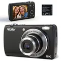 Produktbild: Powerflex Digitalkamera Compact 5X Optisch Zoom Touchscreen 64MP 5K Fotoappar...