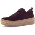 Produktbild: Gabor Plateausneaker, Freizeitschuh, Halbschuh, Schnürschuh mit Best Fitting-Ausstattung rot 44 EU (9,5 UK)
