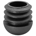 Produktbild: WAGNER Möbelgleiter für Stahlrohr rund 4tlg. - Durchmesser Ø 28/30 x 32 mm, Abrieb 15 mm, Kunststoff schwarz - Made in EU - 15005599