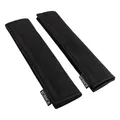 Produktbild: 2x Gurtschoner Schwarz mit roter Naht Sicherheitsgurt Gurtpolster Autogurt Gurts