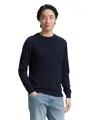 Produktbild: TOM TAILOR Herren Basic Strickpullover mit Crewneck Rundhalsausschnitt Langarm