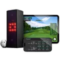 Produktbild: Square Golf Indoor Golf Launch Monitor - Golfsimulator für Zuhause mit realistischer Praxis & genauem Feedback, Hochgeschwindigkeitskamera, Ballgeschwindigkeit, Spinrate, 3D-Kurse,