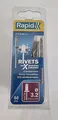 Produktbild: Rapid Blindniete rostfrei Ø 3,2 x 8 mm inkl. Bohrer 50 Stück Blister - 5000393