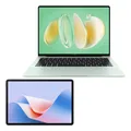 Produktbild: HUAWEI MateBook 14 (2024) Grün und Matepad S 11.5 Zoll Grau Bundle mit 14.2 Zoll Notebook und 11.5 Zoll Tablet inkl. Tastatur BDL_53014APU+53014EAN