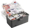 Produktbild: Ruhhy Medizinschrank Medikamentenorganizer Organisator (Spar-Set, 1-St., praktisch platzsparend) Großes unteres Fach für größere Gegenstände