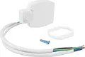 Produktbild: DesignLight Möbelsteckdose IP44 mit Schalter und Klappe, weiß / Badezimmersteckdose / Schuko-Steckdose