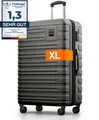 Produktbild: Travely Koffer Polycarbonat Koffer XL 77cm - Reisekoffer, Hartschalenkoffer, Trolley, 4 Rollen