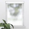 Produktbild: SOLUNA PVC-Jalousie Holzoptik weiß 90x130 cm