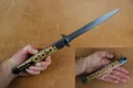 Produktbild: riesiges XXL Taschen-Messer 33cm Stiletto-Form legal besitzen einseitig geschl.