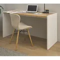 Produktbild: Schreibtisch Center in weiß und Wotan Eiche Laptoptisch für Homeoffice und Büro - Weiß