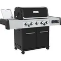 Produktbild: Gasgrill Regal Q 590 IR schwarz/edelstahl, mit Infrarot-Seitenbrenner und Heckbrenner, iQue Smart Steuerung