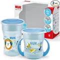 Produktbild: NUK Magic Cup & Mini Magic Cup Trinklernbecher Duo-Set | auslaufsicherer 360°-Tr