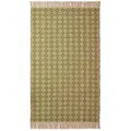 Produktbild: Homescapes Handwebteppich, Grün, Textil, Rauten, Rechteckig, 90x150 cm, Teppiche & Böden, Teppiche, Naturteppiche