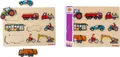 Produktbild: 9 Teile Eichhorn Kinder Puzzle Holz Fahrzeuge 100005485