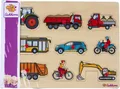 Produktbild: 9 Teile Eichhorn Kinder Puzzle Holz Fahrzeuge 100005485