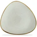 Produktbild: Churchill Super Vit Stonecast Raw Flache Dreieckige Teller, 26,5 cm, 12 Stück, Grau