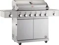 Produktbild: Wesco Gas Grill Gasgrill Asador 86 Edelstahl o. Räucherset 1624 x 557 x 1188 mm