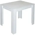 Produktbild: Esstisch Pit 0566 80x60 weiss matt B H T 80 x 75 x 60 cm - Weiß