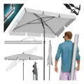 Produktbild: KESSER® Sonnenschirm Rechteckig Inkl. 2in1 Abdeckung & Transporttasche Gartenschirm Terrassenschirm Schirm 200 × 125cm für Balkon Garten & Terrasse Neigungswinkel und Höhe verstellbar