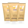 Produktbild: 3 x Dove Summer Revived Körperlotion, mittel dunkel je 75ml