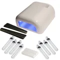 Produktbild: Sina UV Lichthärtungsgerät 36 W mit Timer inkl. 8 UV Röhren, 10 Nagelfeilen und 2 Feilblöcke